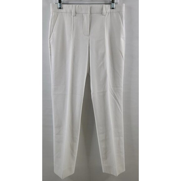 Tory Burch Sport Tech Twill Golf Pants Snow White NWT Size 6 - Picture 2 of 12